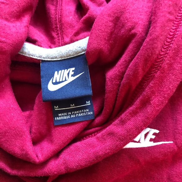 Nike Red Cowl Neck Sweatshirt - Picture 3 of 3
